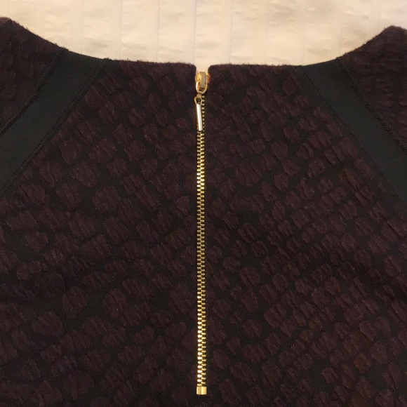 Rebecca Taylor Croc Short Sleeve Dress - Picture 4 of 5